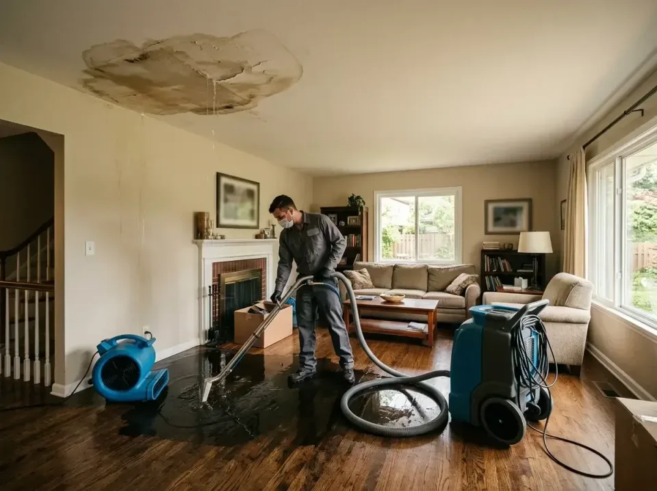 attic-pipe-burst-ceiling-drip-008 — frequently asked questions, Water Damage Restoration & Carpet Care in Boulder City, NV